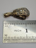 9ct Solid Gold Boxing Glove Pendant