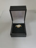 9K Gold Ring with Stone, 2.40Grams, 375 Hallmarked, Size: Q, Box Included