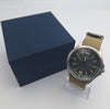 **limited edition** Citizen eco-drive AW0110-58X green stainless steel solar watch with khaki nato strap BOXED