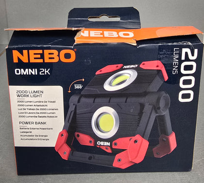 Nebo 3.7V Integrated LED Rechargeable Work light, 2000lm