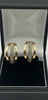 14K gold earrings 2.77g hallmarked hooped with clasp boxed