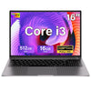 16 Inch Laptop 16 + 512 GB Win11 Latest 2 Core i3-1000NG4 Processors (up to 3.2 GHz) PC Laptop 1920 x 1200 4K Screen Support Dual WiFi 2.5" HDD 1TB SS