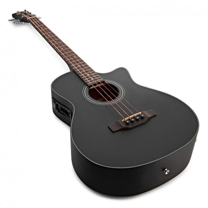 Acoustic Bass Guitar AB-100BK by Gear4music Black