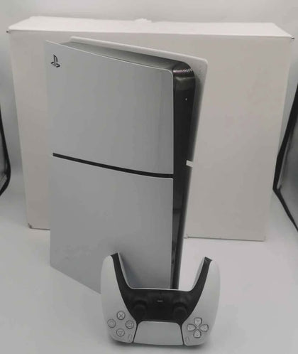 Sony PlayStation 5 Digital Edition Console 825GB - White - OUTER BOX ONLY  With White Controller & Wires