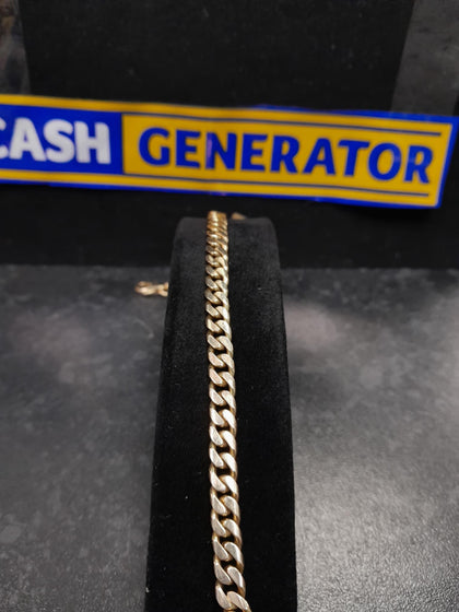 14ct Gold Gents Bracelet 17.28g