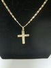 3.42G Gold Necklace 9K CHAIN & CROSS