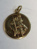 9ct Yellow Gold St Christopher Pendant - 2.72G