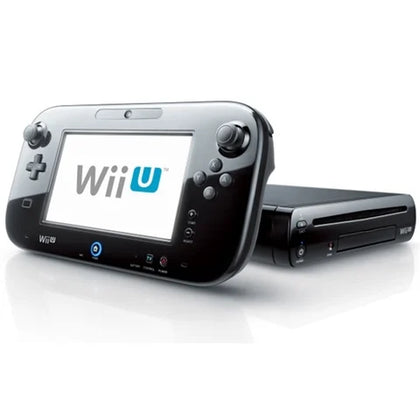 Nintendo Wii U 32GB Premium Black Console Bundle ( + Minecraft, Nintendoland ) ** Unboxed **