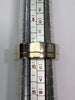 14CT GOLD TWO TONED WHITE & YELLOW GOLD RING SIZE T