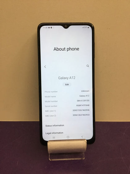 Samsung Galaxy A12 - Black