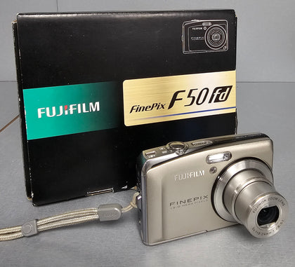 Fujifilm Finepix F Series F50fd 12.0MP Digital Camera - Silver