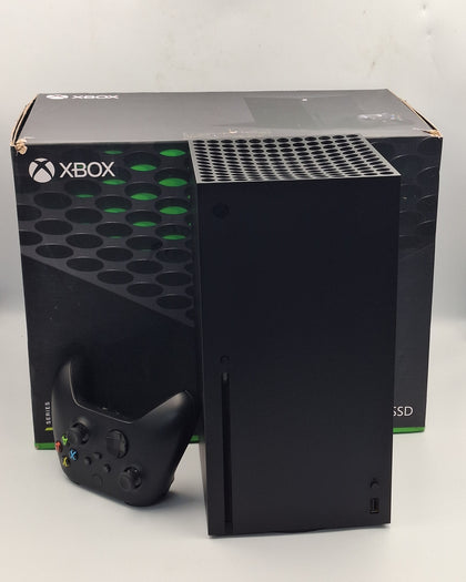 Microsoft xbox Series X gaming console 1TB black with 1 x series controller and all leads BOXED