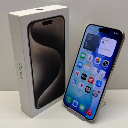 Apple iPhone 15 Pro Max Unlocked Model A3106 256GB in Natural Titanium Boxed