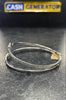 14ct White Gold Bangle, 15.6g