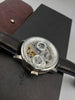 Ingersoll Jazz Automatic Watch 44mm Silver Moon Phase With Leather Strap Boxed