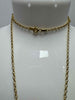 18ct gold chain+pendant (4.68g)