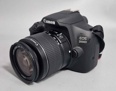 Canon EOS 2000D Black + 18-55mm III £230
