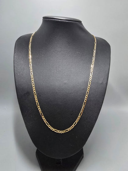 9ct Gold Necklace 375 10.8G 22'' in Length