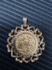 1903 full gold sovereign + 9ct Mount