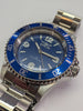 Invicta Watch Silver & Blue Boxed