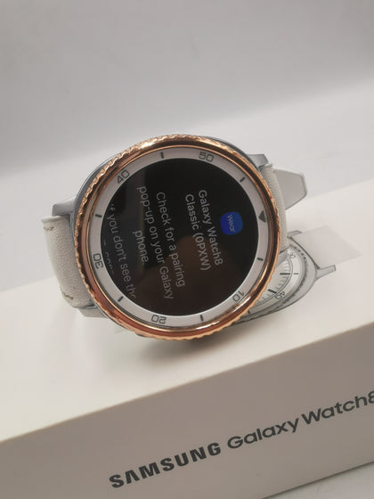 Samsung Galaxy Watch8 Classic BT 46mm (SM-L500) WITH STRAP- White, BOXED