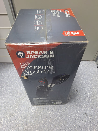 Spear & Jackson S1470PW 100 Bar Cold Water Pressure Washer -