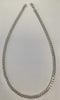 Silver Curb Chain 24-Inch