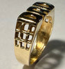 9CT Gold DAD Ring Size T 1/2