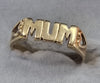 9ct Yellow Gold Mum Ring Size "O"