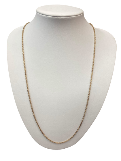 9CT GOLD ROPE CHAIN 30.5