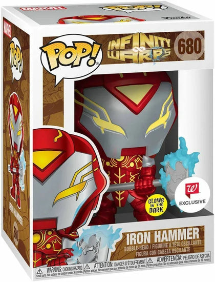 Funko Pop Marvel Infinity Warps Iron Hammer Glow