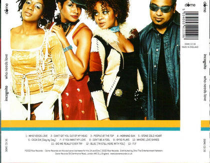 Incognito - Who Needs Love