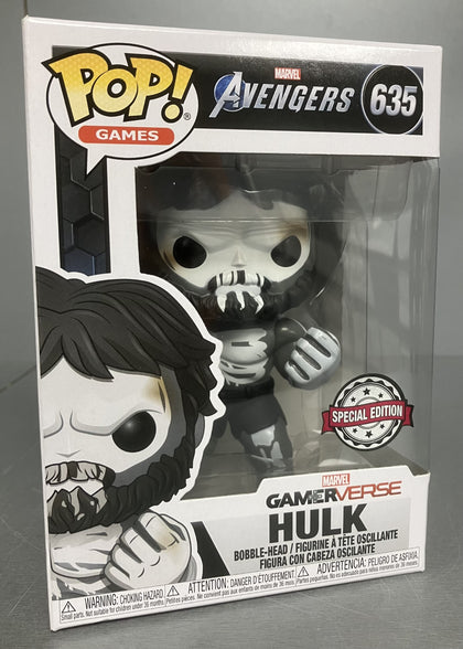 ** Collection Only ** Funko POP #635 Hulk (Skeleton) Marvel Avengers.