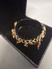 9ct Gold Bracelet 375 30.5G 10'' in Length with 21 Charms