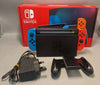 Nintendo Switch Console, 32GB + Neon Red/Blue Joy-Con, Boxed