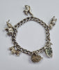 Vintage Silver Charm Bracelet