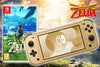 Nintendo Switch Lite - Hyrule Edition & Zelda Breath of the wild cartridge.