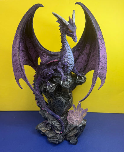 Pacific Giftware Purple Hoarfrost Dragon **COLLECTION ONLY**