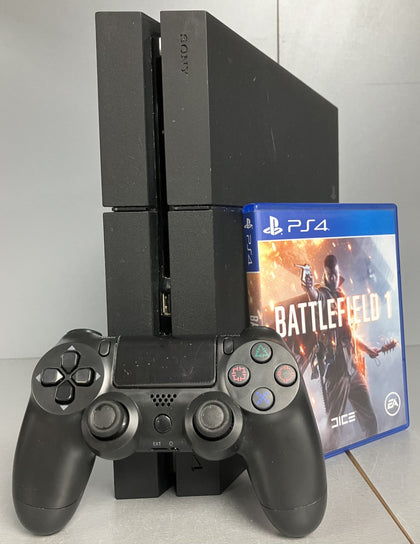 Sony PlayStation 4 Black 500GB Console Bundle ( + Battlefield 1 )