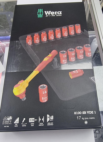 Wera 8100 SB VDE 1 Zyklop Ratchet Set  **NEW**