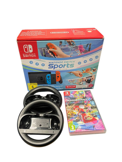 Nintendo Switch Sports Bundle + Mario Kart 8 Deluxe