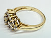 9ct yellow gold cluster
