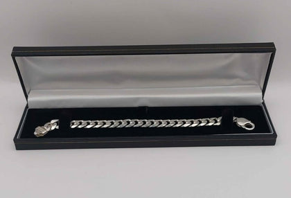 925 silver bracelet Curb Style 28.68g 8