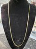 9CT Yellow Gold Cuban Curb Chain - 30" - 6.40g