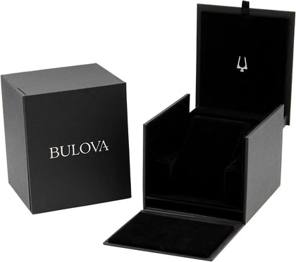 Bulova Classic Surveyor Stainless Steel Blue Skeleton Dial Automatic 96A292 100M Men's Watch