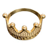 14 ct yellow gold Royal Crown Signet:  a central crown style  sizr T