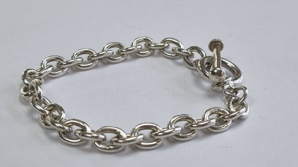 Silver T bar Bracelet 7
