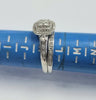 9ct White Gold Diamond Rings Matching Size "K"