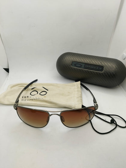 Oakley Gauge 8 OO4124 Polarised Tungsten Sunglasses - With Travel Case.