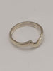 (375 Hallmarked&Tested), 2.4G White Gold Ring, Size K